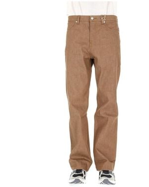 A.P.C. Straight Jeans - Brown