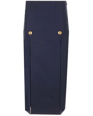 Chloé Rokken ,Blauw ,Wol Wol Zomerrok