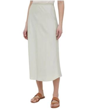 Calvin Klein Midi Skirts - Natural