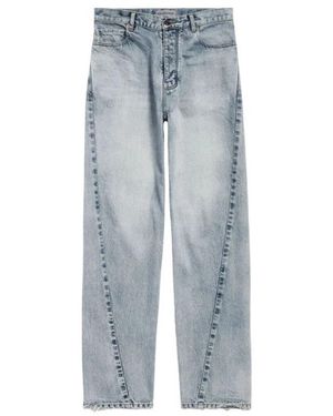 Balenciaga Straight Fit Jeans - Blue