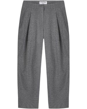 Cambio Tapered Trousers - Grey