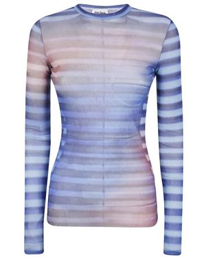 Jean Paul Gaultier Long Sleeve T-Shirts - Blue