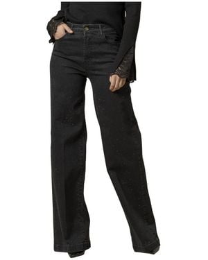 Kocca Wide Jeans - Negro