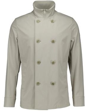 DUNO Double-Breasted Coats - Gray