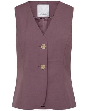 co'couture Waistcoats - Purple