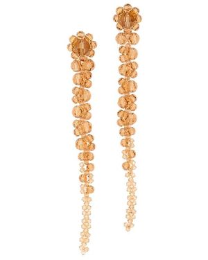 Simone Rocha Accessoires ,Geel ,Drip Oorbellen - Metallic