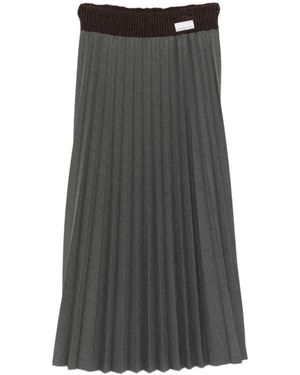 Nine:inthe:morning Midi Skirts - Grey