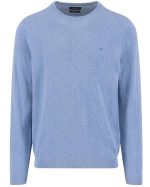 Fynch-Hatton Rundhalspullover - Blau