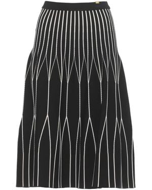 Elisabetta Franchi Midi Skirts - Grey