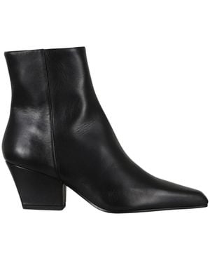 Paris Texas Schoenen ,Zwart ,Leer Jane Enkellaars 60