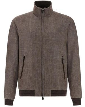 Paul & Shark Giubbotto Loro Piana - Grijs