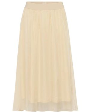 Saint Tropez Midi Skirts - Natural
