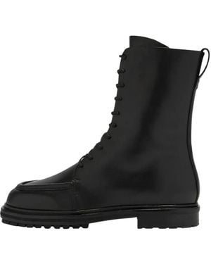 Aeyde Lace-Up Boots - Nero