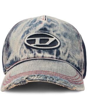 DIESEL Accessoires ,Blauw ,Katoen C-Seymon Cap - Grijs