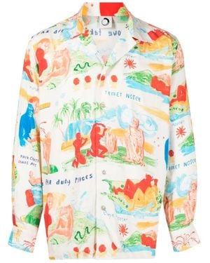 Endless Joy Casual Shirts - White