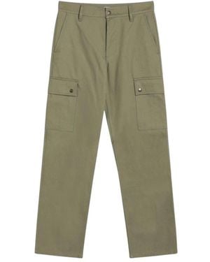 Burberry Straight Trousers - Verde