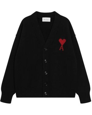 Ami Paris Cardigans - Noir