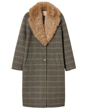 Twinset Enkelrij Jas - Bruin