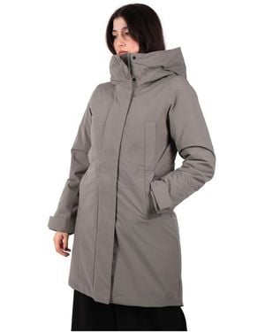 Elvine Groene Salie Parka Voor Vrouwen - Grijs