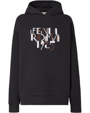 Fendi Hoodies - Negro