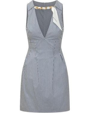 Elisabetta Franchi Short Jurken - Grijs