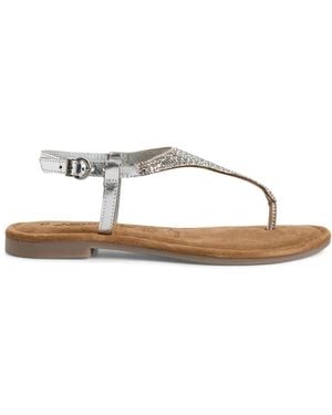Tamaris Flat Sandals - Metallic