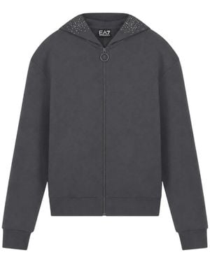 EA7 Precious Full Zip - Grijs