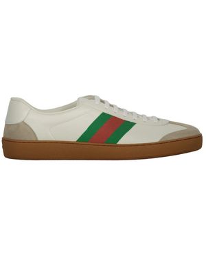 Gucci Low-Top-Sneaker Aus Leder - Grün
