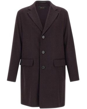 BOSS Single-Breasted Coats - Azul