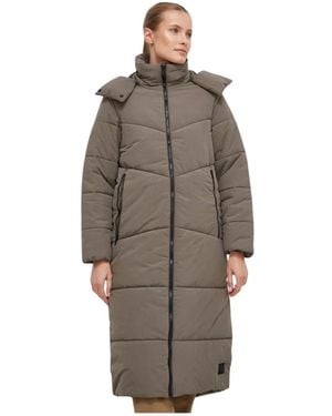 Jack Wolfskin Karolinger Quilted Hooded Jacket - Bruin