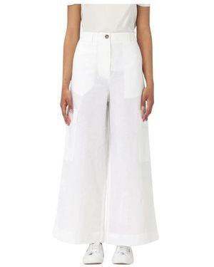 Colmar Wide Trousers - White