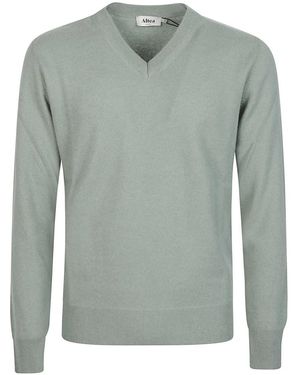 Altea V-Neck Knitwear - Verde
