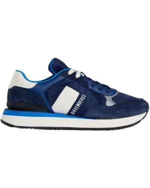 Bikkembergs Schoenen ,Blauw ,Leer Puyol Sneakers