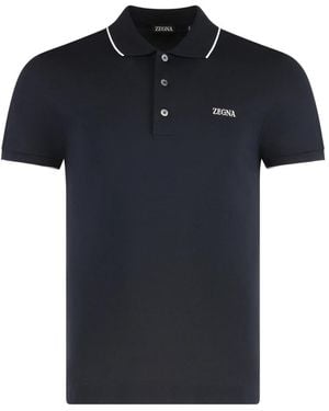 ZEGNA Polo Shirts - Negro