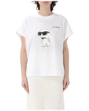 Karl Lagerfeld T-Shirts - Blanc