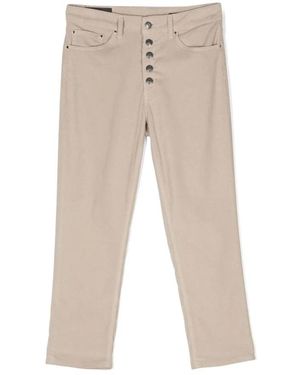 Dondup Straight Trousers - Neutro