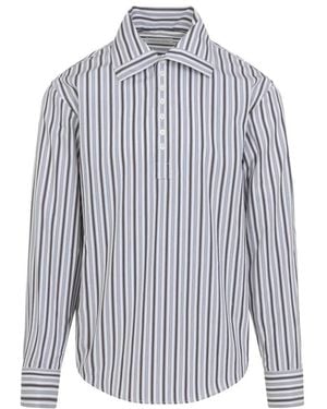 Dries Van Noten Cedon Hemd - Blau