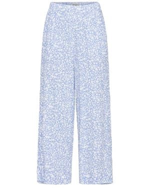 Ichi Wide Trousers - Blue
