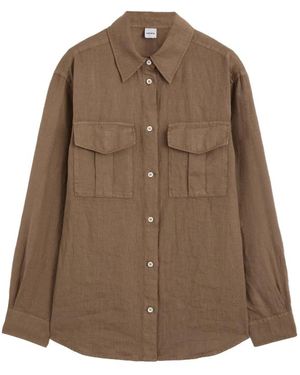 Aspesi Shirts - Brown