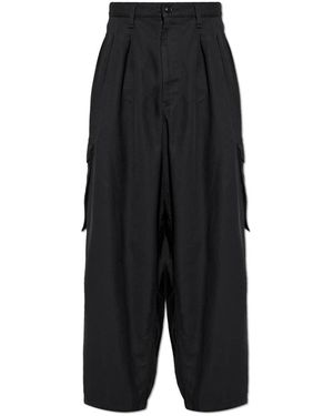 Yohji Yamamoto Wide Trousers - Nero