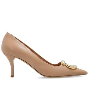 Ferragamo Hohe Schuhe 'Lara' - Weiß