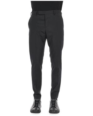 PT Torino Slim-Fit Trousers - Black