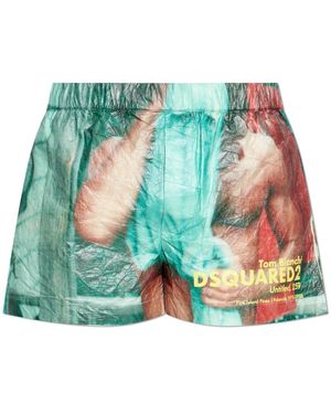 DSquared² Short Shorts - Blue