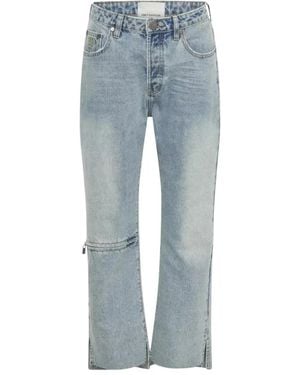 One Teaspoon Cropped Jeans - Blue