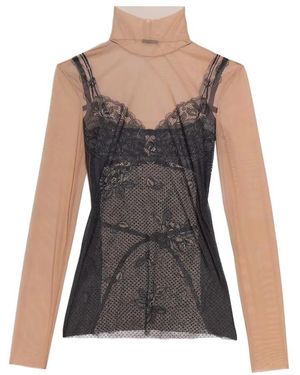 Balenciaga Long Sleeve T-Shirts - Black