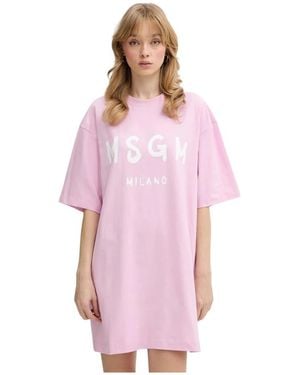 MSGM Korte Jurken - Roze