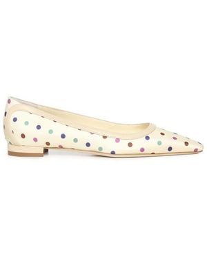 Manolo Blahnik Ballerina Shoes - Metallic
