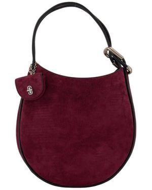 Marc Jacobs Paarse Leren Hobo Schoudertas