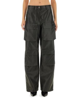 MSGM Straight Trousers - Black