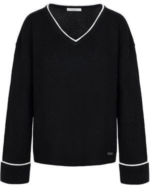 Hèst V-Neck Knitwear - Black